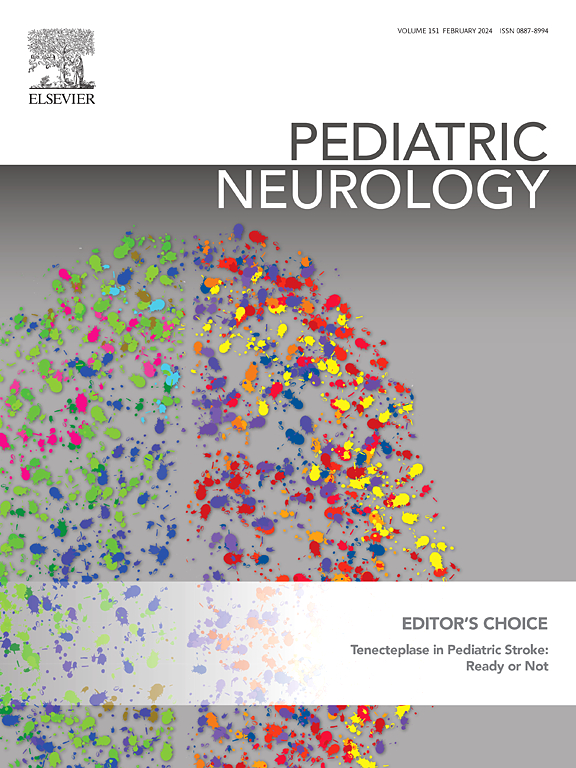 Go to journal home page - Pediatric Neurology